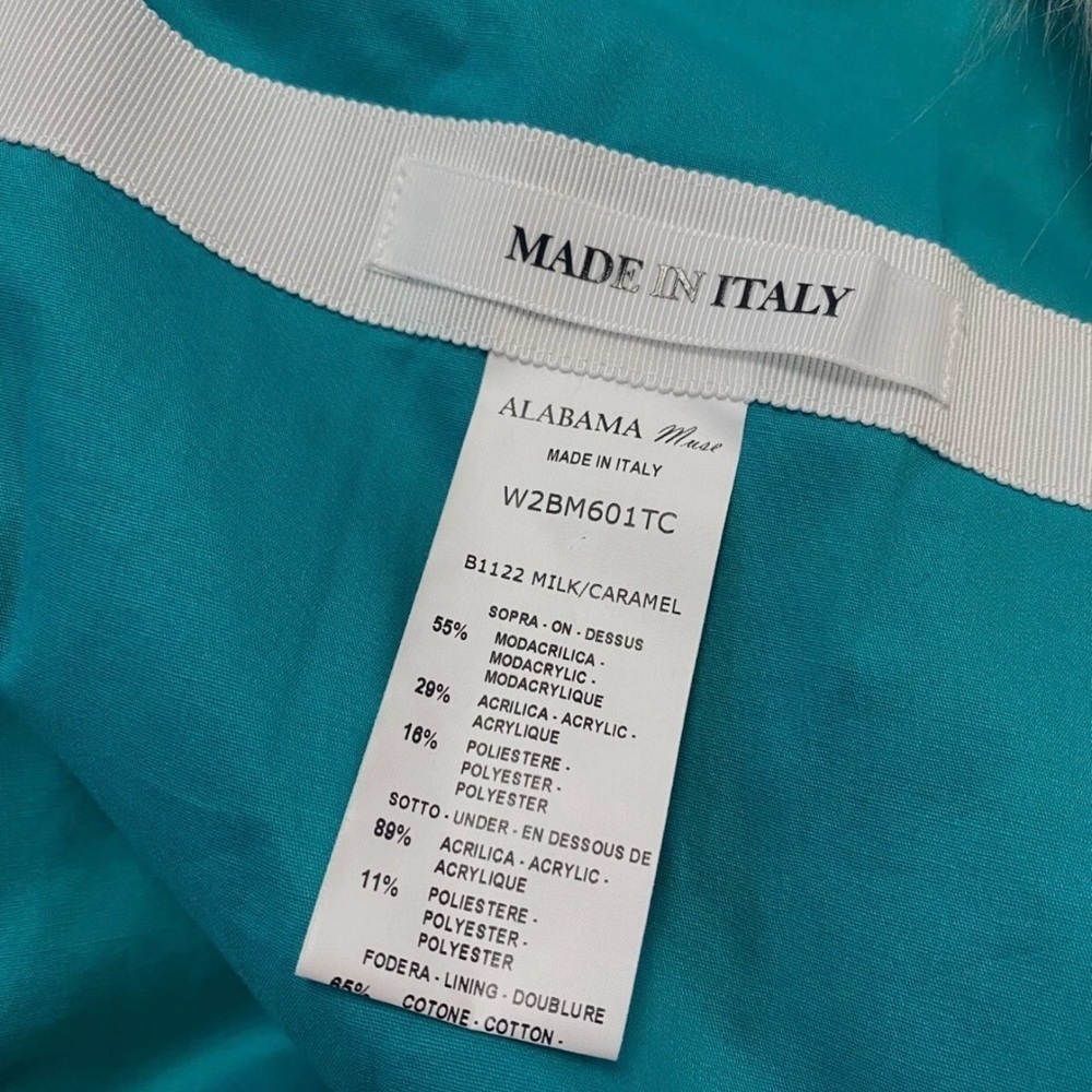 ✨NWT✨ALABAMA MUSE”ADAM” coat-milk/carmel- size IT 40/US 4 - Picture 9 of 10